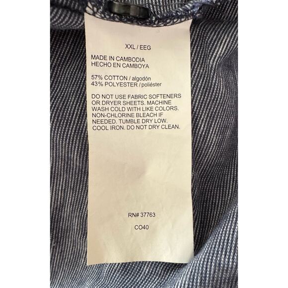 Perry Ellis Mens S/S blue Polo Shirt Mens Size X-Large 37763 B394 - Picture 4 of 7